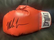Righty Mike Tyson Signed Everlast Red Boxing Glove Autograph Auto JSA Certified