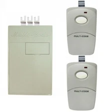 Linear MCS2022 Multi-Code Gate Garage Door Opener Receiver 2 Remote Set 300MHz