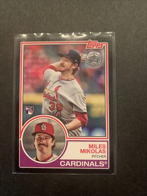 2018 Topps MILES MIKOLAS 1983 Black Parallel Insert 215/299 Cardinals RC