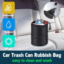 Car Litter Trash Bag Rubbish Can Garbage Bin Hang Back Seat Storage Bag Hanger
