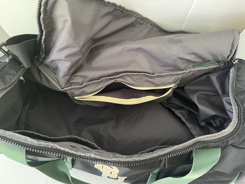 Baylor University Bears Nike Large Duffel Sports Bag Shldr Strap Shoe Comprtmt - Picture 11 of 13