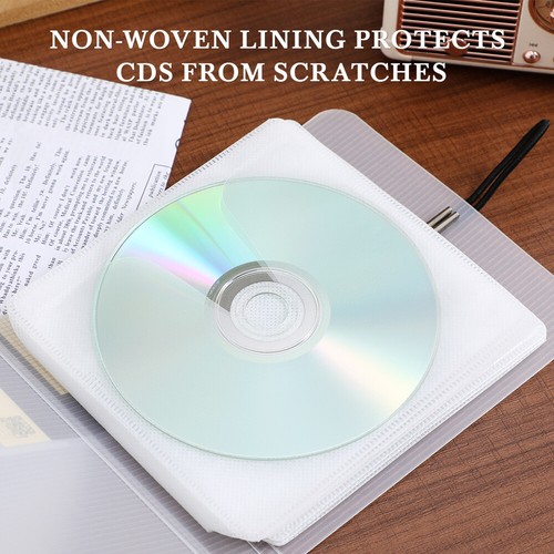 12 Capacity Livret CD De Rangement Pour DVD Voyage Boitier Disc Case - Photo 4/11