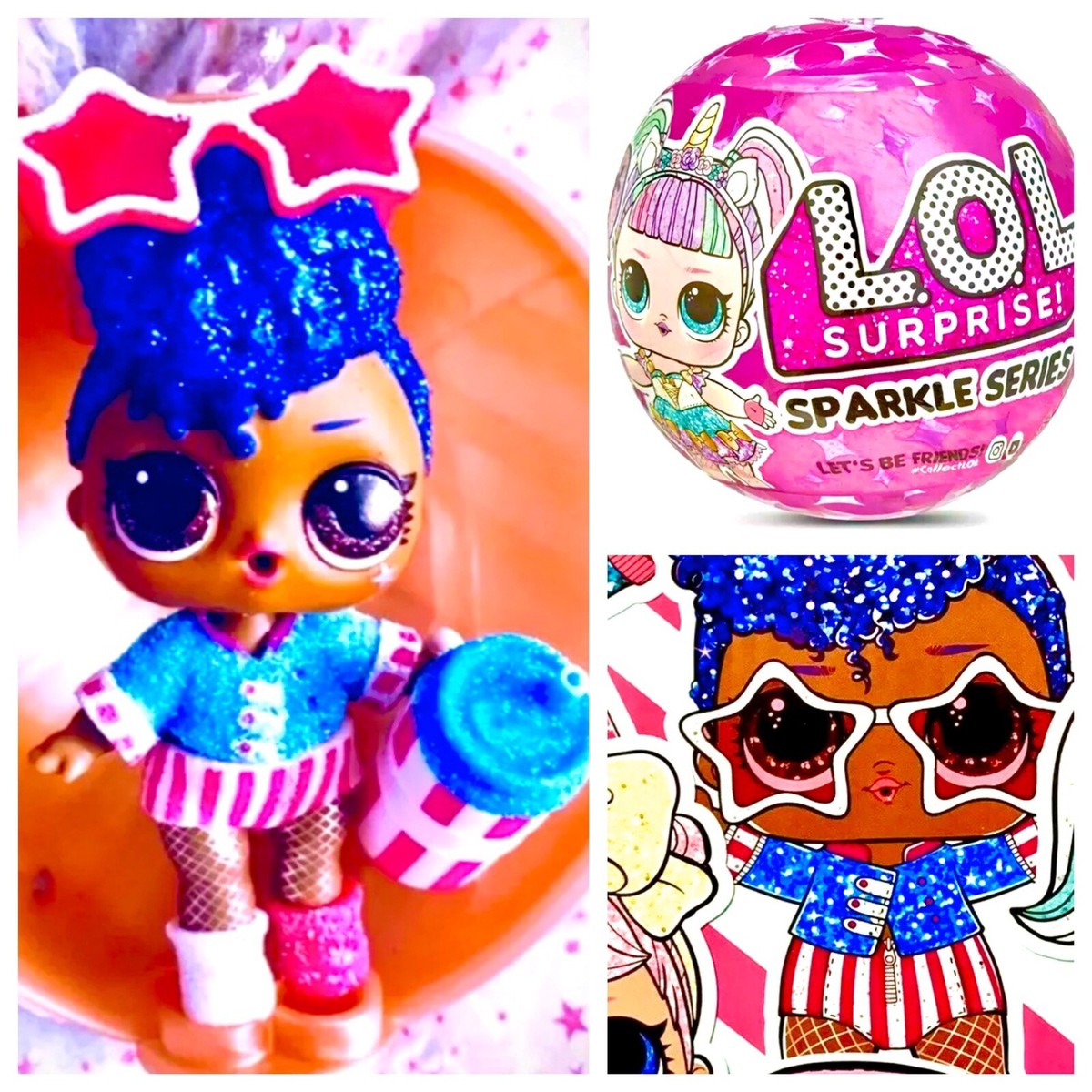 LOL Surprise Independent Queen Doll Ball Sparkle Series Glitter