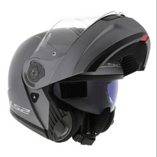 CASCO MOTO LS2 MODULARE APRIBILE FF908 STROBE 2 II TITANIO OPACO GRIGIO 22.06
