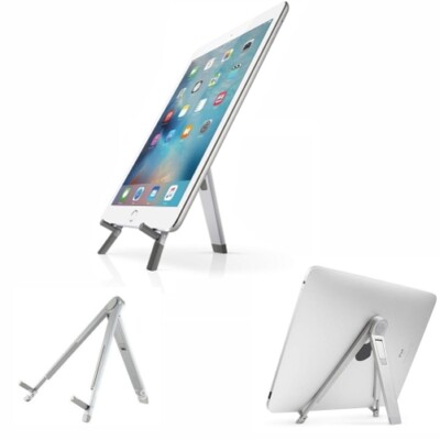 Desktop Holder Stand Fold-up Aluminum Travel Portable Dock for Tablets