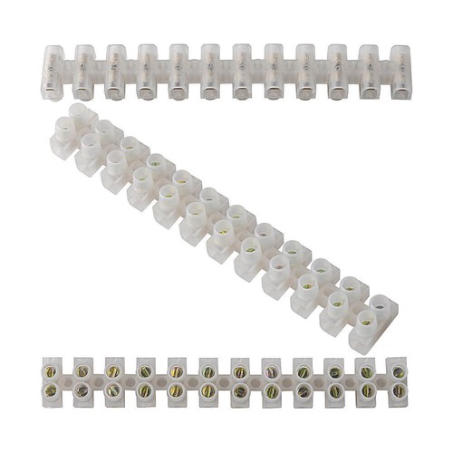 10pcs Dual Row Terminal Strip Screw Terminal Barrier Block 6A 12 Position - Picture 4 of 4
