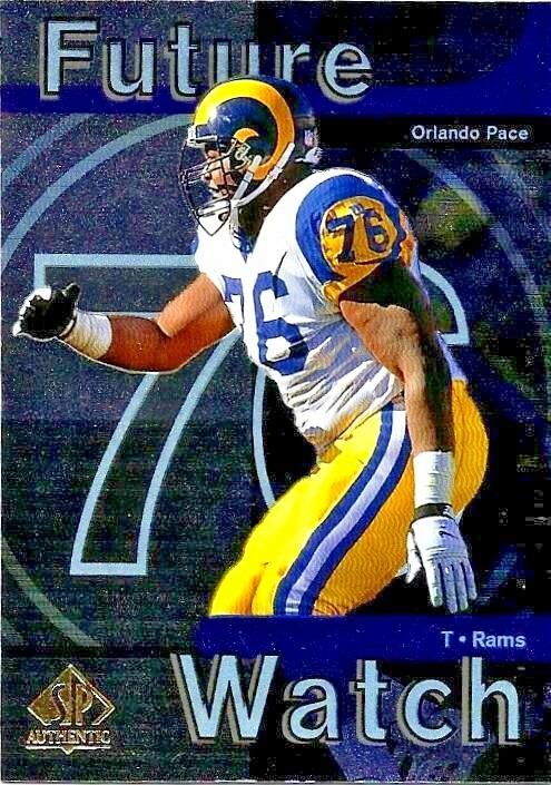 1997 SP AUTHENTIC RC ORLANDO PACE MINT HOF SP BUCKEYES OHIO STATE