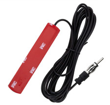 1x 5M Car Radio Antenna AM FM Stereo Internal Mount Windscreen Amplified Aerial