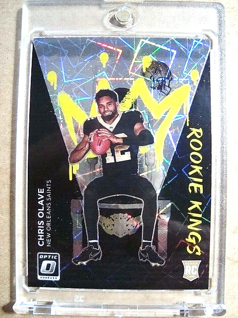 2022 Chris Olave Panini Donruss Optic Rookie Kings Silver Lazer Prizm RC MINT 🔥