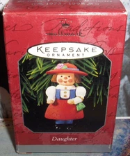 Daughter`1998`She's A Cute Little Nutcracker,Her Shirt Opens-Hallmark Ornament