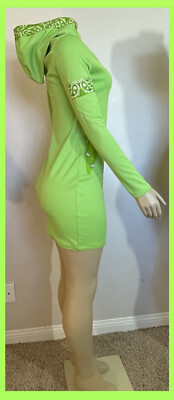 lime green hoodie dress Hoodie Dress Green – Destination Haway main image 0