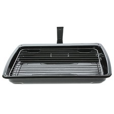 For Whirlpool Grill Pan & Detachable Slide Safety Handle 385mm x 320mm