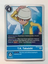 Digimon New Awakening T.K. Takaishi BT8-087 U NM/M