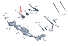MERCEDES-BENZ GLE W167 Wischerarm vorne rechts LHD A1678204203 NEU ORIGINAL MERCEDES-BENZ GLE W167 Wischerarm vorne rechts LHD A1678204203 NEU ORIGINAL