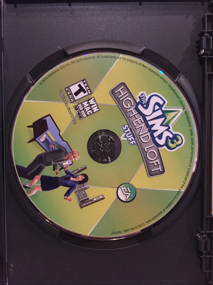 Sims 3: High-End Loft Stuff (Windows/Mac, 2010) Complete - VERY GOOD CONDITION - Image 4 of 4