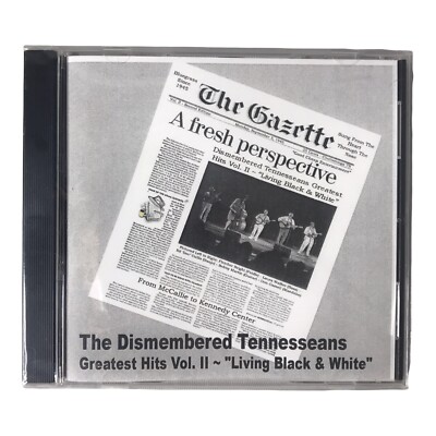 Dismembered Tennesseans Greatest Hits CD Vol II Living Black & White Bluegrass