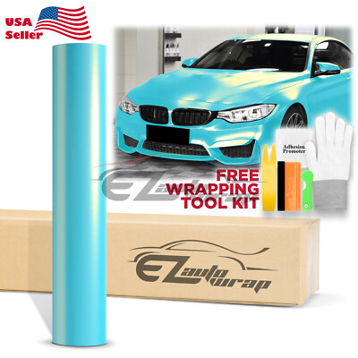 Coral Matte Blue Gold Chameleon Metallic Sticker Decal Vinyl Wrap Sheet Film DIY