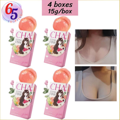 Cha Young Finn For Lady 1 Box Contains 10 Sachets, Infusion Tea, 15g X4 Pink Box
