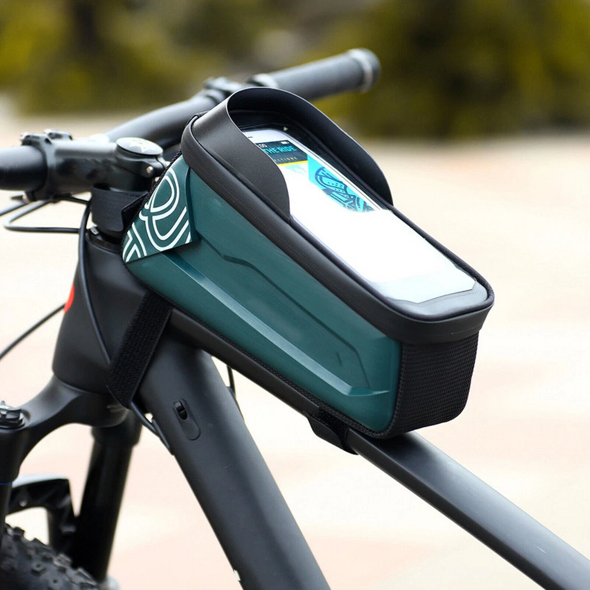 Waterproof Cycling Front Top Tube Frame Bag Hard Shell MTB Road Bike Bags Phone