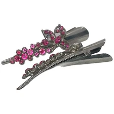 Crystal Alligator Large Clips Long Duck Bill Hair Clips Women's Hair Jewelry