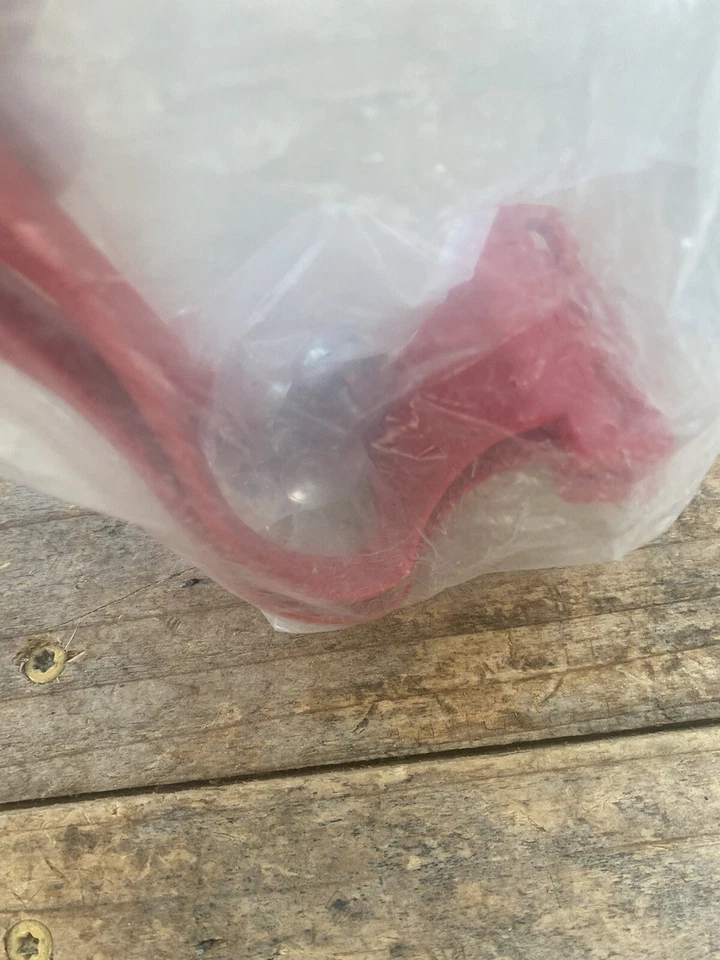 Juego de clips y correas para bicicleta de carretera ojo de gato rojo pequeño de la vieja escuela-Japón-Touring-ROJO Foto 4 de 4