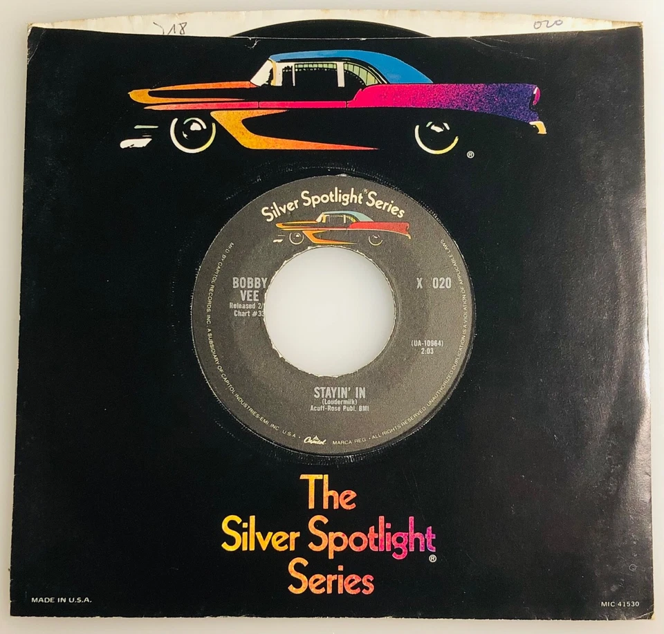 Bobby Vee / Devil or Angel / Spotlight 45rpm / Mint - Image 2 of 4