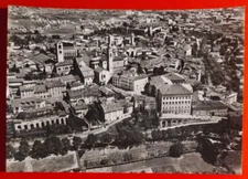 POSTCARD BERGAMO HIGH CITY AND VENETIAN WALLS FROM THE PLANE (C 04)