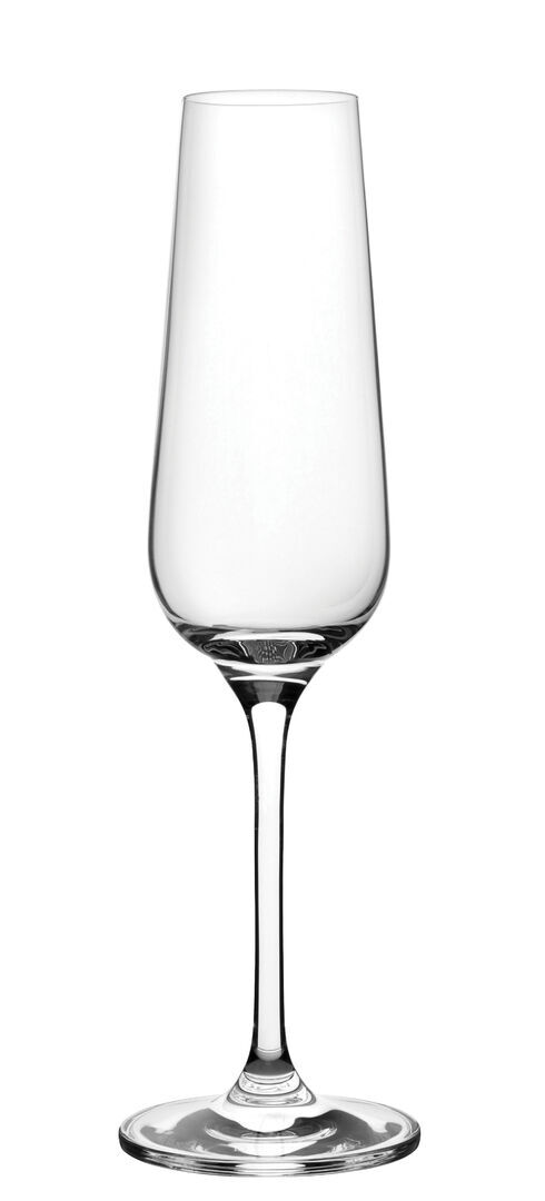 Invitation Flute Drinks Crystal Glass for Hotels and Bars 6oz (18cl) Pack Of 6