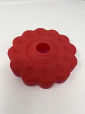 Fat Brain Toys - SpinAgain  5.5” Spinning Stacker Toy Replacement Part Red/Pink