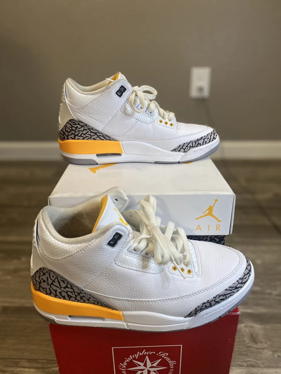 Size 7.5 - Jordan 3 Retro Laser Orange 2020 Womens Authentic VTG