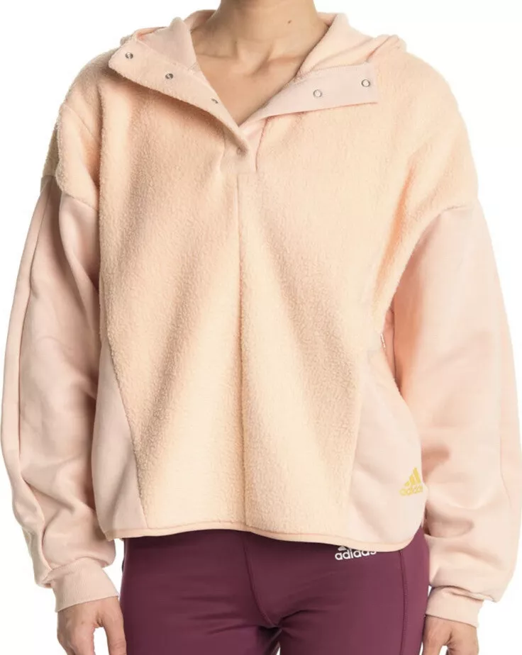 Adidas sherpa hoodie new arrivals