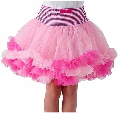 JONA MICHELLE girl's Pink Layered TUTU SKIRT, Size XS (2T-3T)