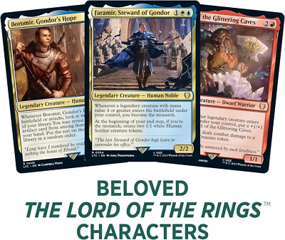 4-Pack LOTR Commander Decks – Unique Gameplay & Collector's
