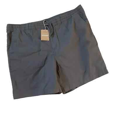 Patagonia Men s Size XL Nomader Volley Shorts Forge Grey Cotton Blend 7'' Active