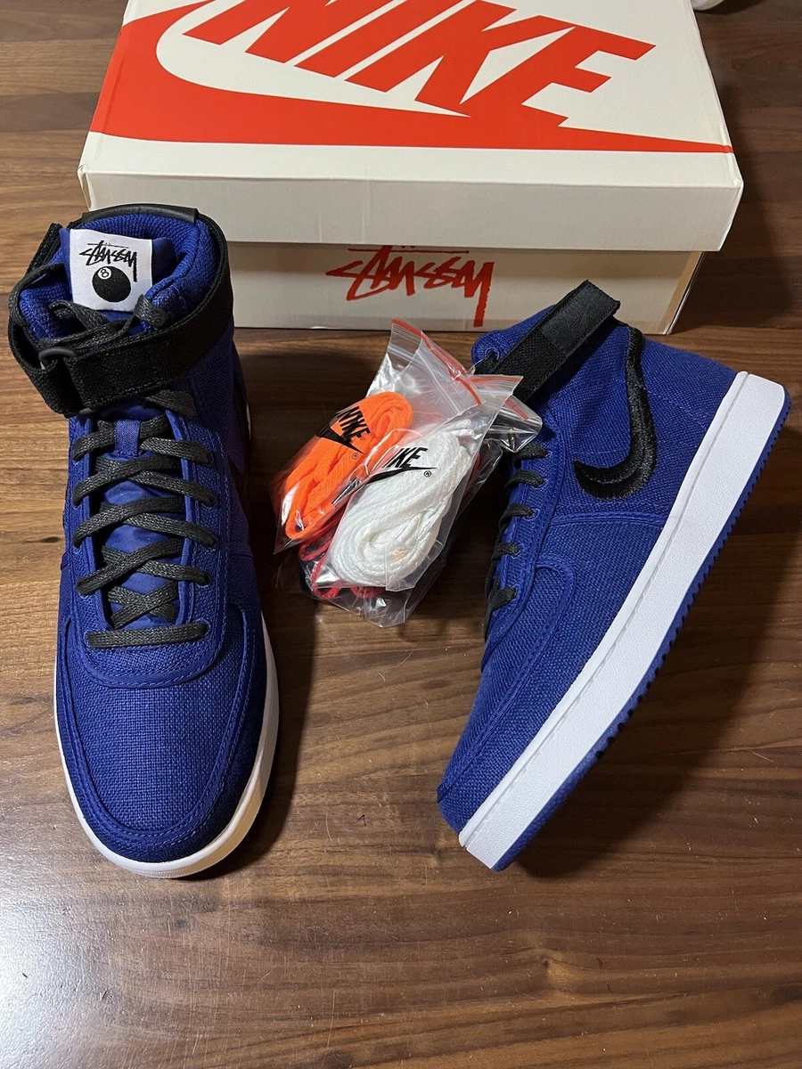 Stussy x Nike Vandal High SP Deep Royal Blue 2023 Release Men’s Sz 11 New  in Box