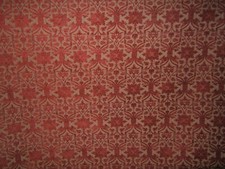 Kravet Couture, Rittenhouse, Arabesque Novelty, Chenille, BTY, Color Tuscany Red