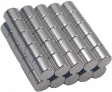 50 Neodymium Magnets 1/8 x 1/8 inch Cylinder N48