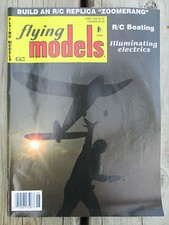Flying Models Magazine June 1990 R/C Planes Boats Cars Build a Zoomerang