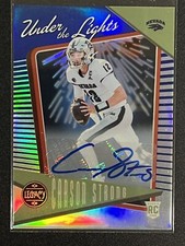 Carson Strong 2022 Legacy Under The Lights Sapphire Auto /35 Wolfpack #UL-6