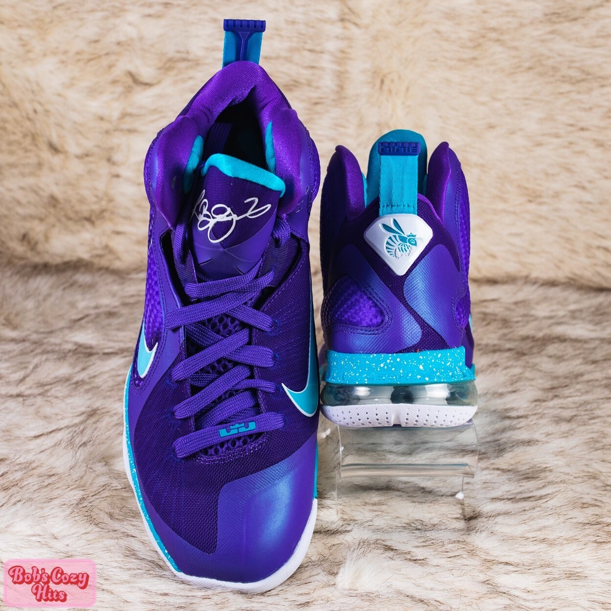 lebron 9 hornets on feet