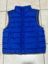 Gap Kids Boys Youth Full Zip Up Blue Tango Puffer Vest Size XL with Pockets