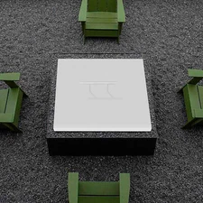 Stainless Steel Fire Pit Burner Cover Drop-in Fire Pit Burner Pan Fire Pit Lid