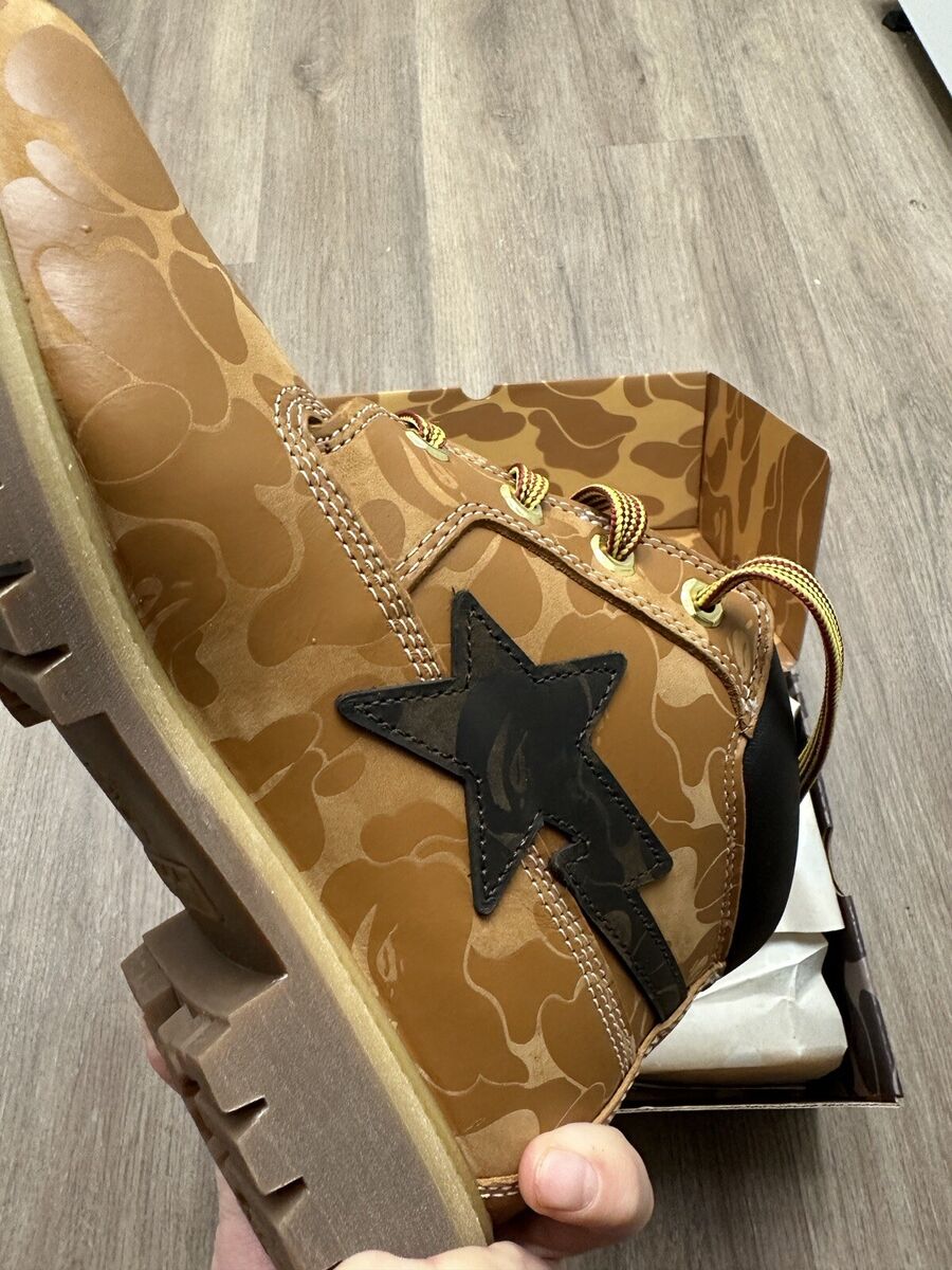 A Bathing Ape X Timberland Chukka Size 8.5US/8UK/42EU NEW A Bathing Ape X Timberland Chukka Size 8.5US/8UK/42EU NEW