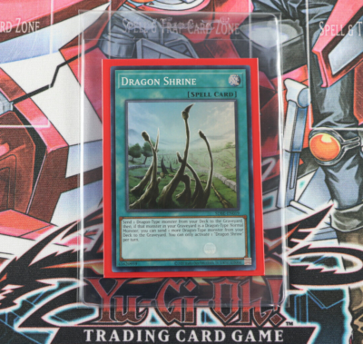 Yugioh Spell Card Dragon Shrine SDBE-EN019 Super Rare