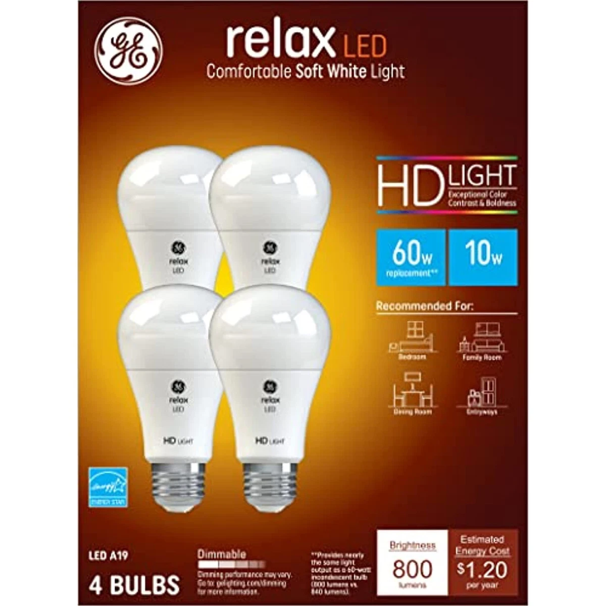 Led light 2024 bulb wattage