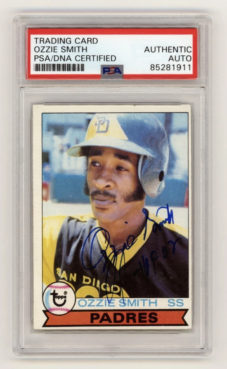 Ozzie Smith Professional Sports Authenticator (PSA) Baseball