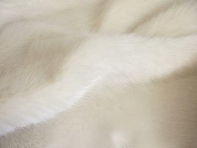 Super Luxus Kunstfell Stoffmaterial - SCHWEIZER CREME