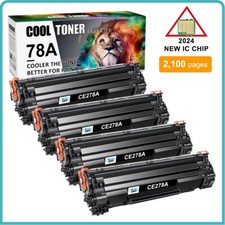 4x CE278A 78A Toner Cartridge For HP LaserJet Pro P1606dn P1600 M1536dnf MF4450