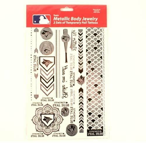 NCAA Metallic Temporary Tattoos - Official Team Logo Body Jewelry, Gold & Silver Designs 11 thumbnail image