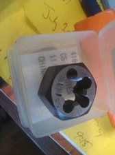 5/8"-18 CARBON STEEL HEXAGONAL RE-THREADING DIE